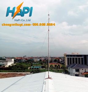 Cột đỡ kim thu sét cao 5m