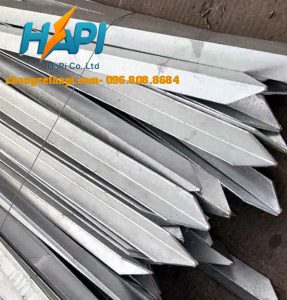 Cọc tiếp địa thép mạ kẽm V63x63x6mm
