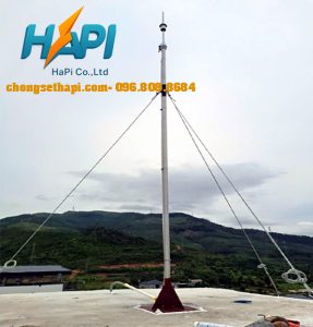Cột đỡ kim thu sét cao 3m