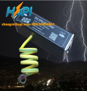 Thiết bị chống sét đường mạng Lan TEC-SPD/J45/1000