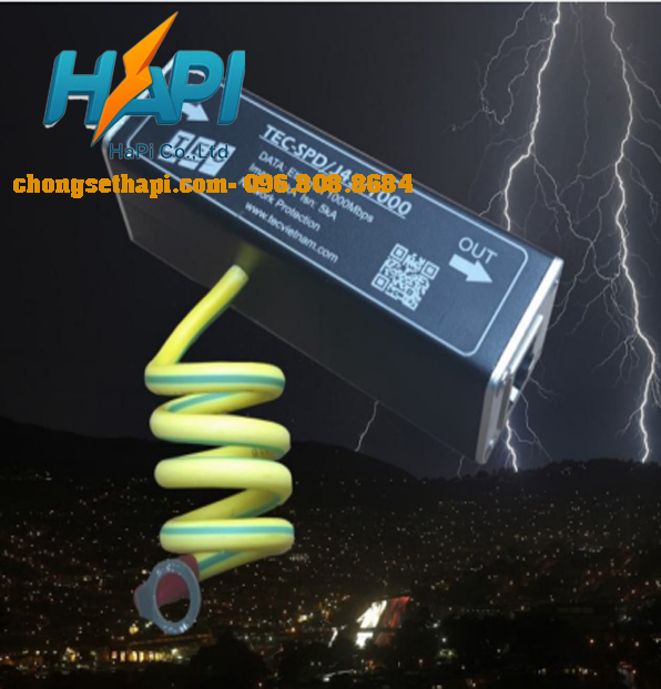 Thiết bị chống sét đường mạng Lan TEC-SPD/J45/1000 1 tec spd j45 1000