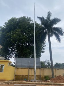 Thi công lắp dựng cột chống sét cao 17m Chí Linh – Hải Dương