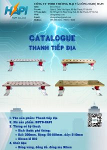 Catalogue Thanh Tiếp địa ( bảng đồng tiếp địa)