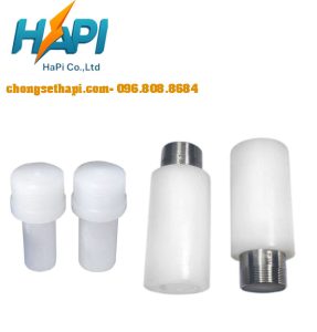 khớp nối kim thu sét với cột đỡ ( Khớp nối Conposite Cách điện)