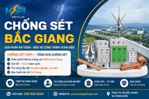 Chống Sét Bắc Giang – Giải Pháp An Toàn, Thi Công Chuyên Nghiệp Cùng Chống Sét HAPI