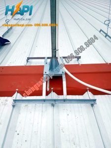 Giá Đỡ Chân Cột Chống Sét Không Bắn Vít