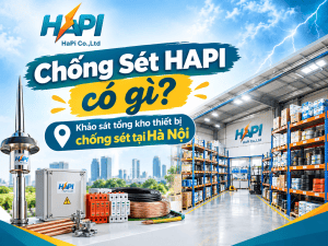 Chống Sét HAPI có gì? Khảo sát tổng kho thiết bị chống sét tại Hà Nội